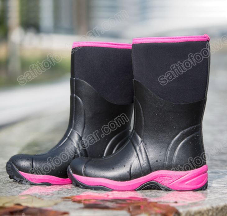 Pretslīdēšanas gumijas ūdensnecaurlaidīgi zābaki